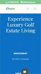 Mobile Screenshot of m3mgolfestategurgaon.com